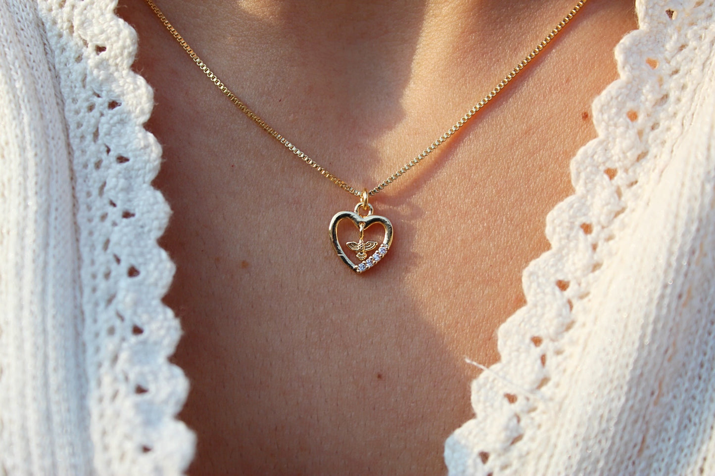 Collar Corazón Espíritu Santo