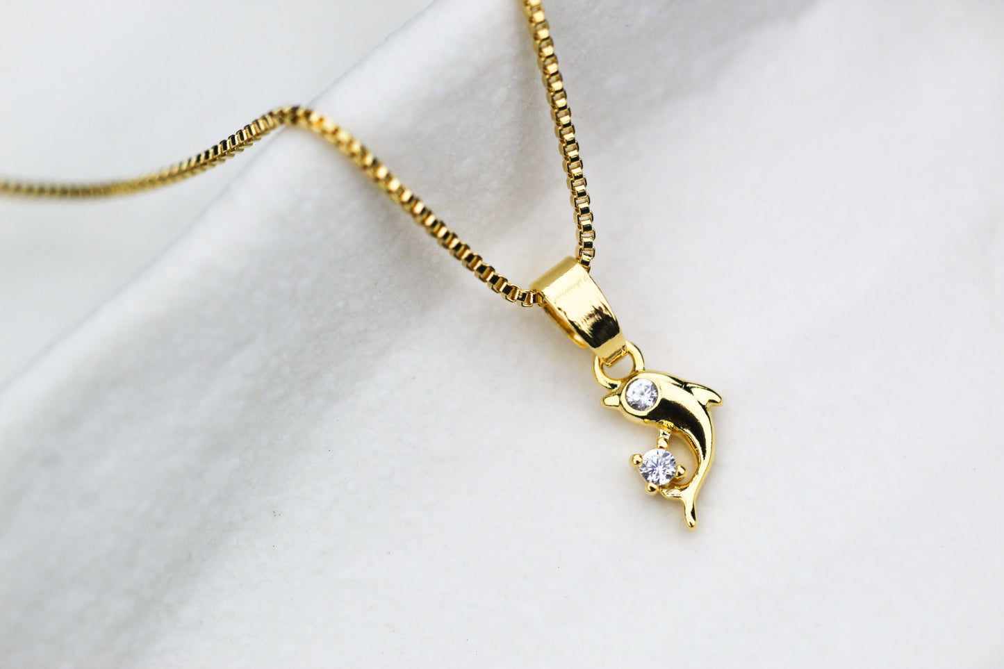 Collar Delfín circón