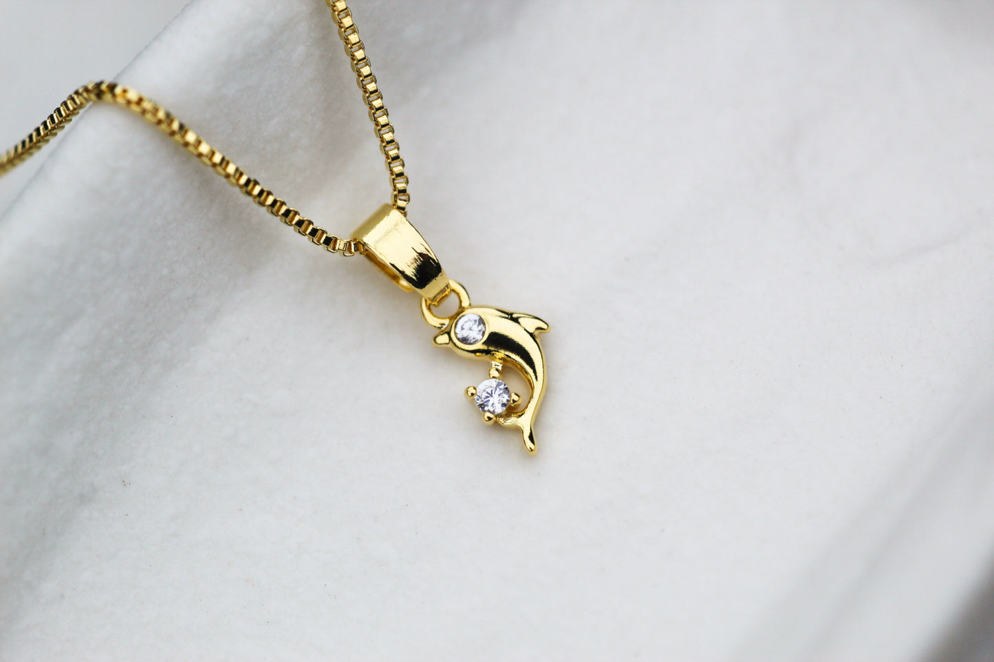 Collar Delfín circón