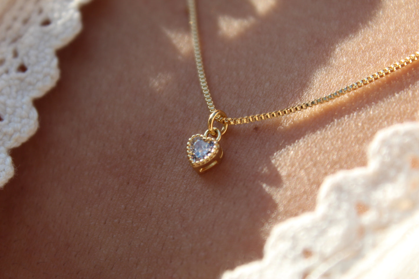 Collar Luz Corazón Bor