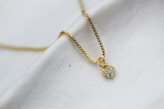 Collar Mini Corazón Frost