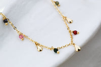 Collar Tri Drops Piedras, un toque natural con alma moderna. 5