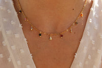 Collar Tri Drops Piedras, un toque natural con alma moderna. 4