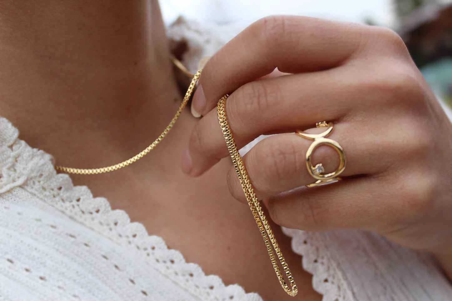 Collar Venecia Gru 62 cm.
