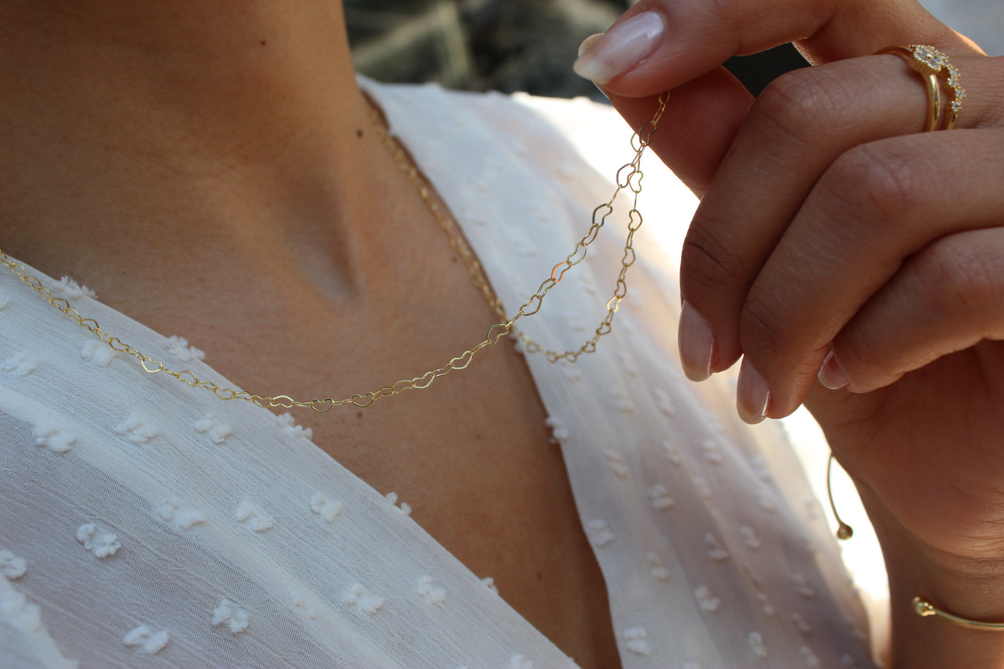 Collar Corazones Ubud 60 cm, un collar que se adapta a ti