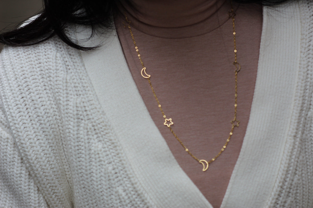 Collar Ubud Luna Estrella, actitud y versatilidad en una sola pieza