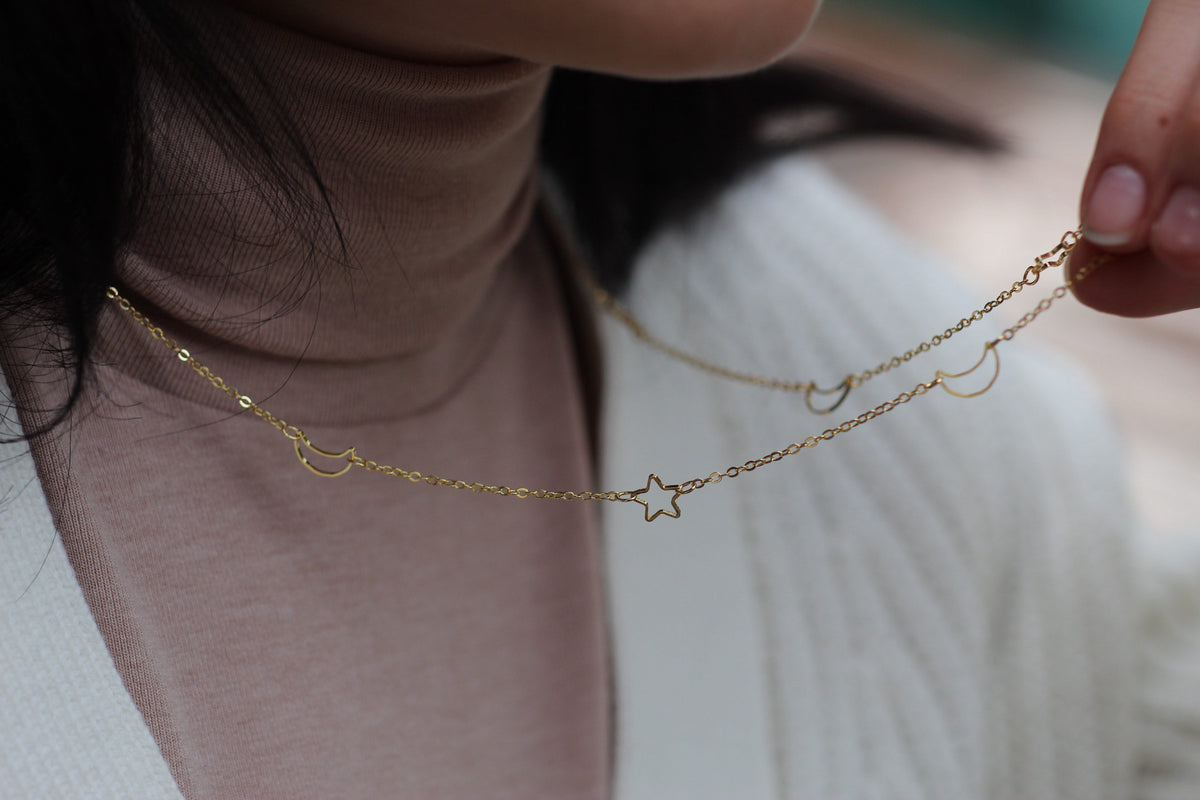 Collar Ubud Luna Estrella, actitud y versatilidad en una sola pieza