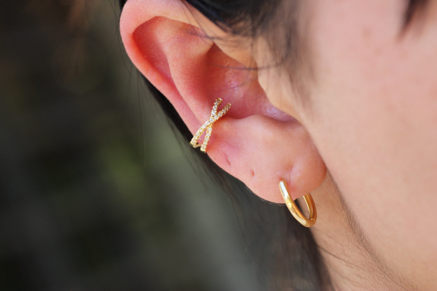 Earcuff Lazo Frost, sutileza y encanto.