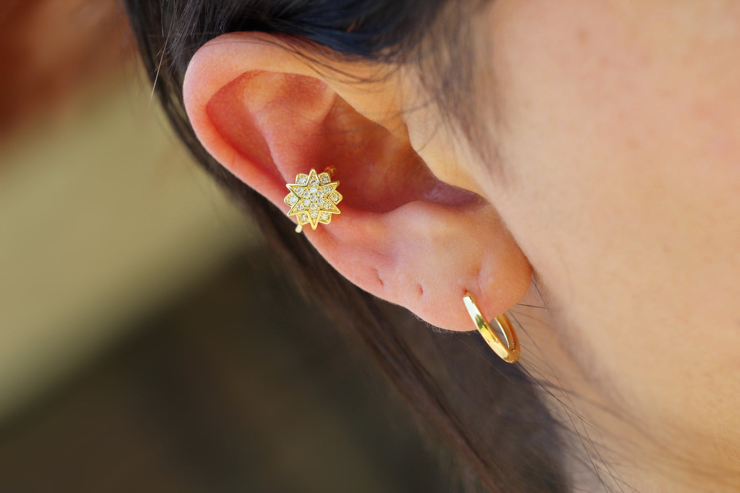 Earcuff Stella Guía Frost, inspiración en movimiento