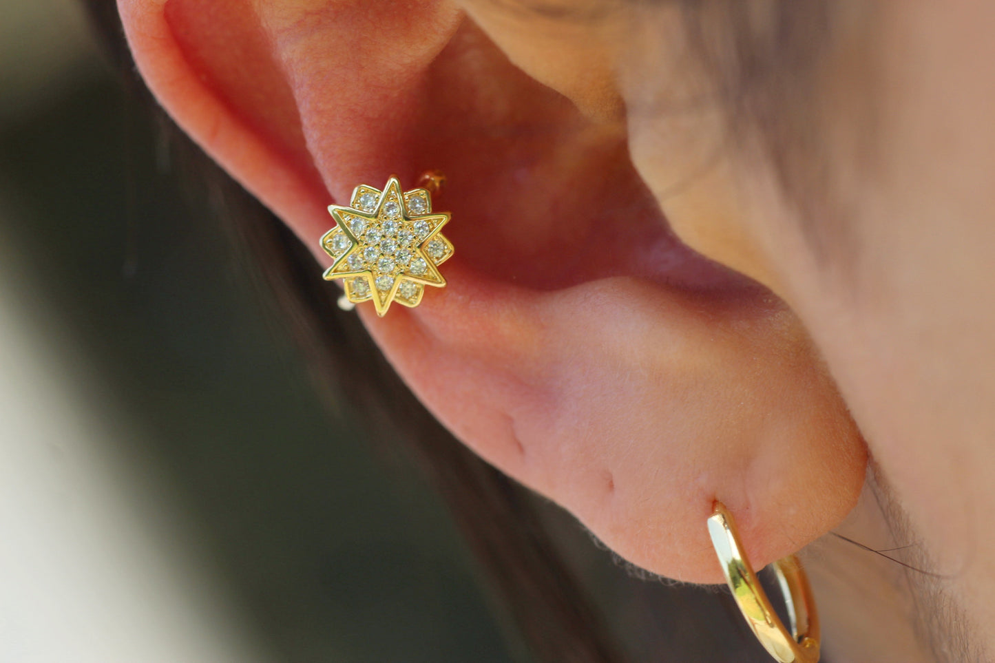 Earcuff Stella Guía Frost, inspiración en movimiento