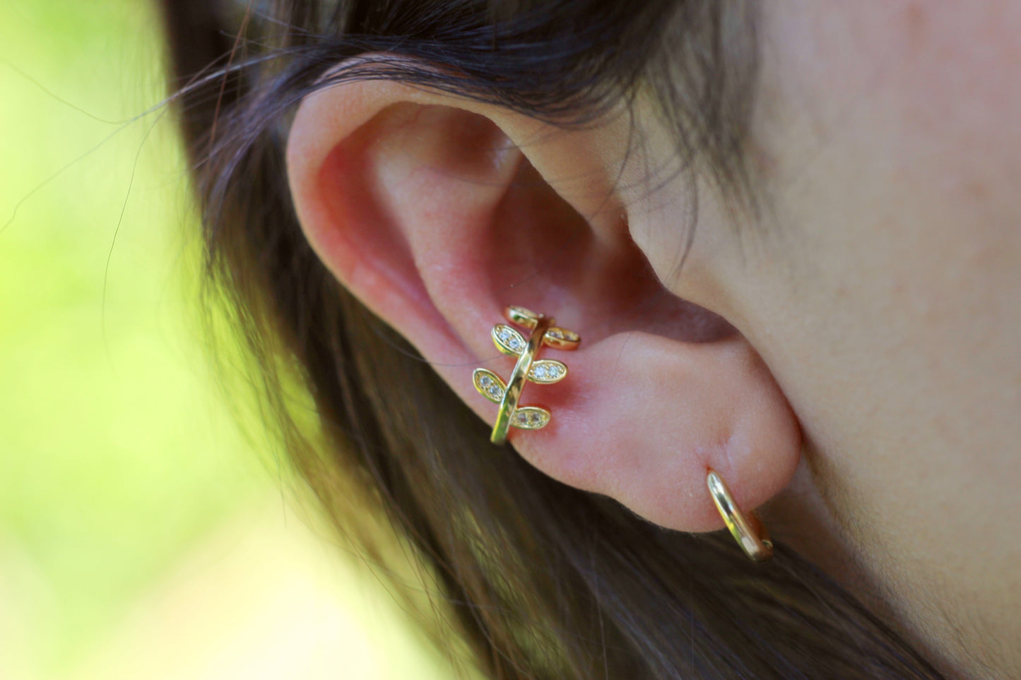 Earcuff Hoja Frost II