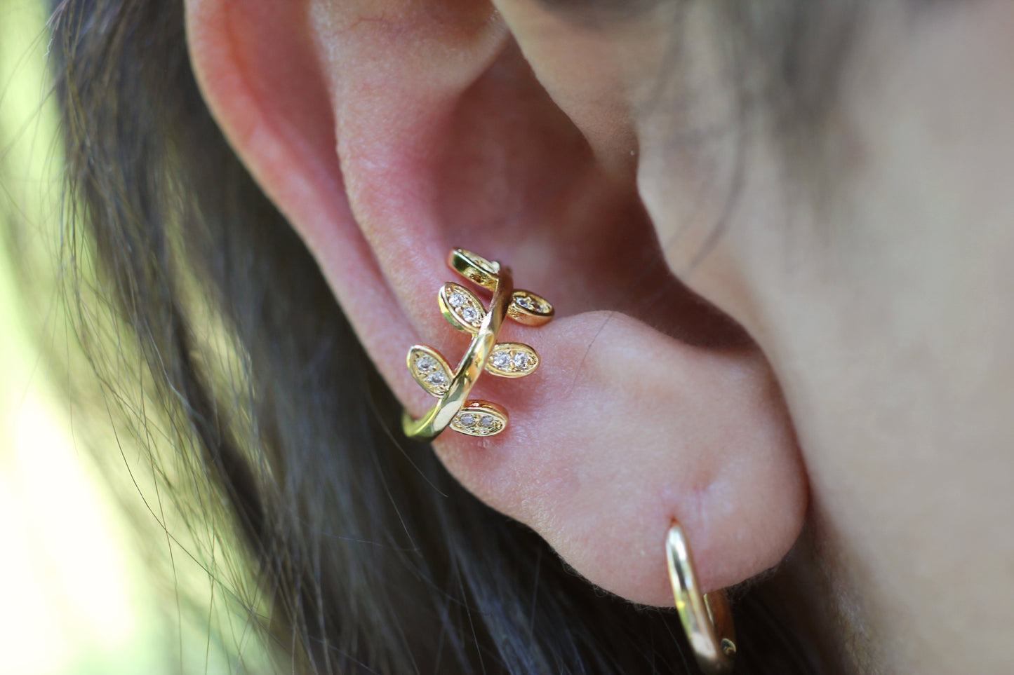 Earcuff Hoja Frost II