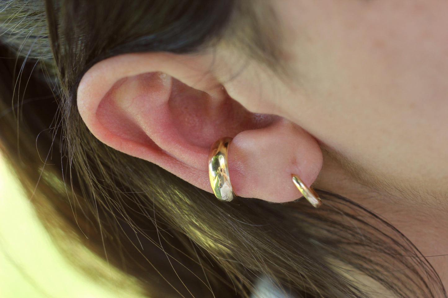 Earcuff Silk gru