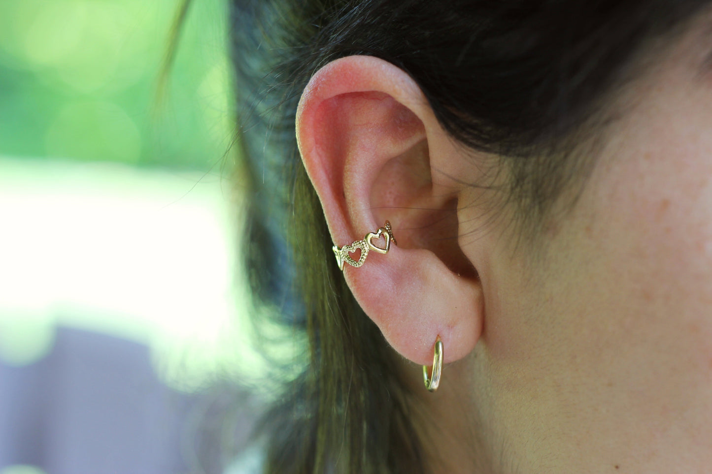 Earcuff Corazones