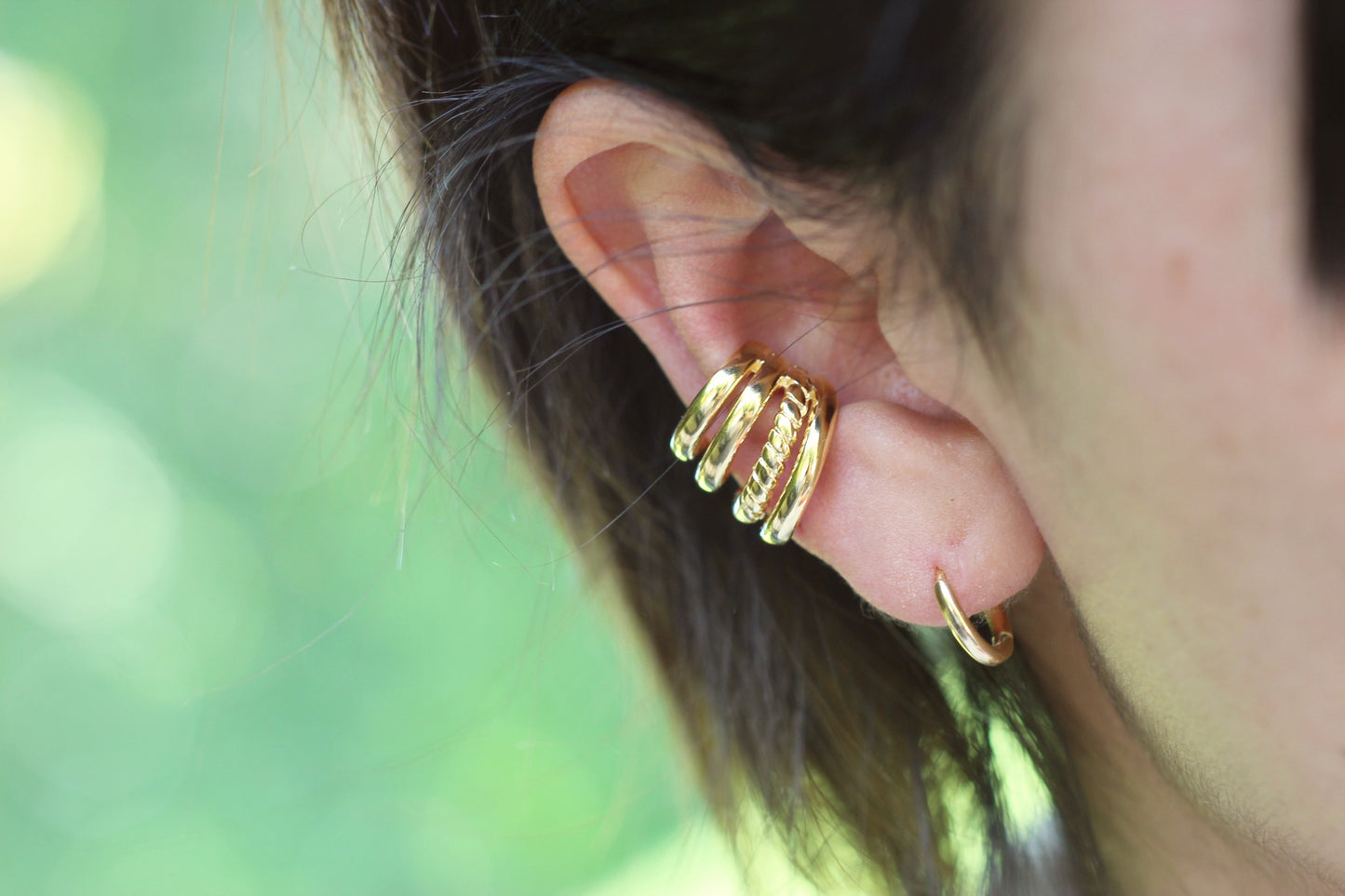 Earcuff Mix Líneas gru