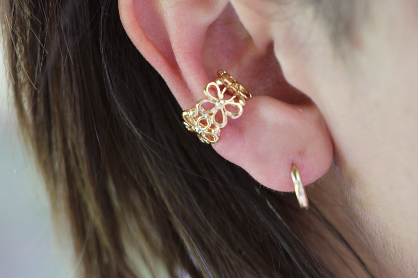 Earcuff Flor Gru