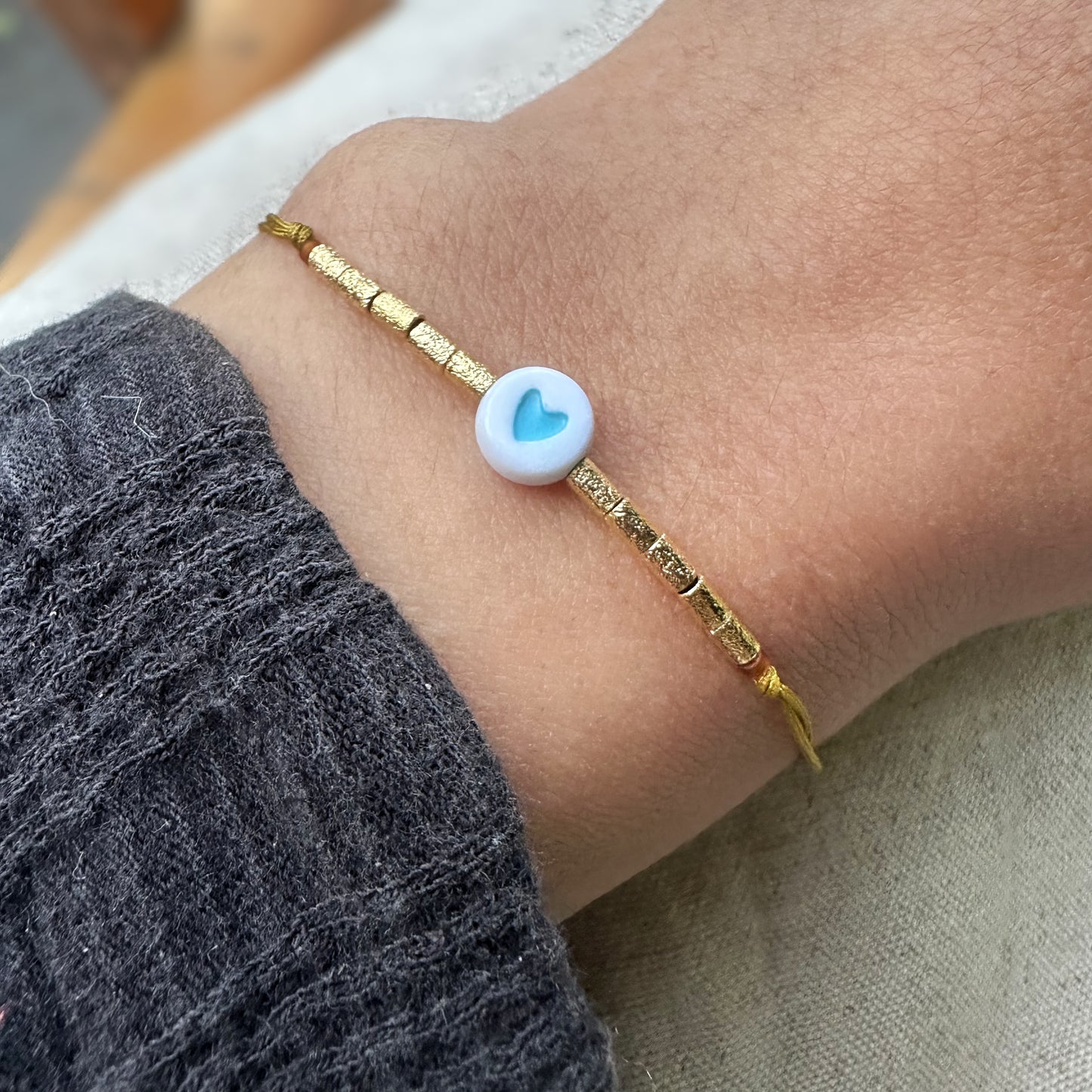 Pulsera Tokio corazón nieve