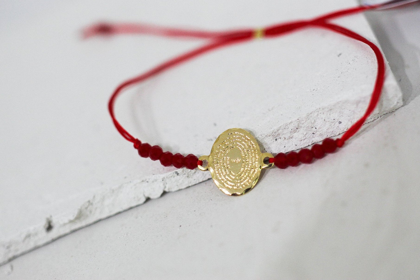 Pulsera Padre nuestro cristal