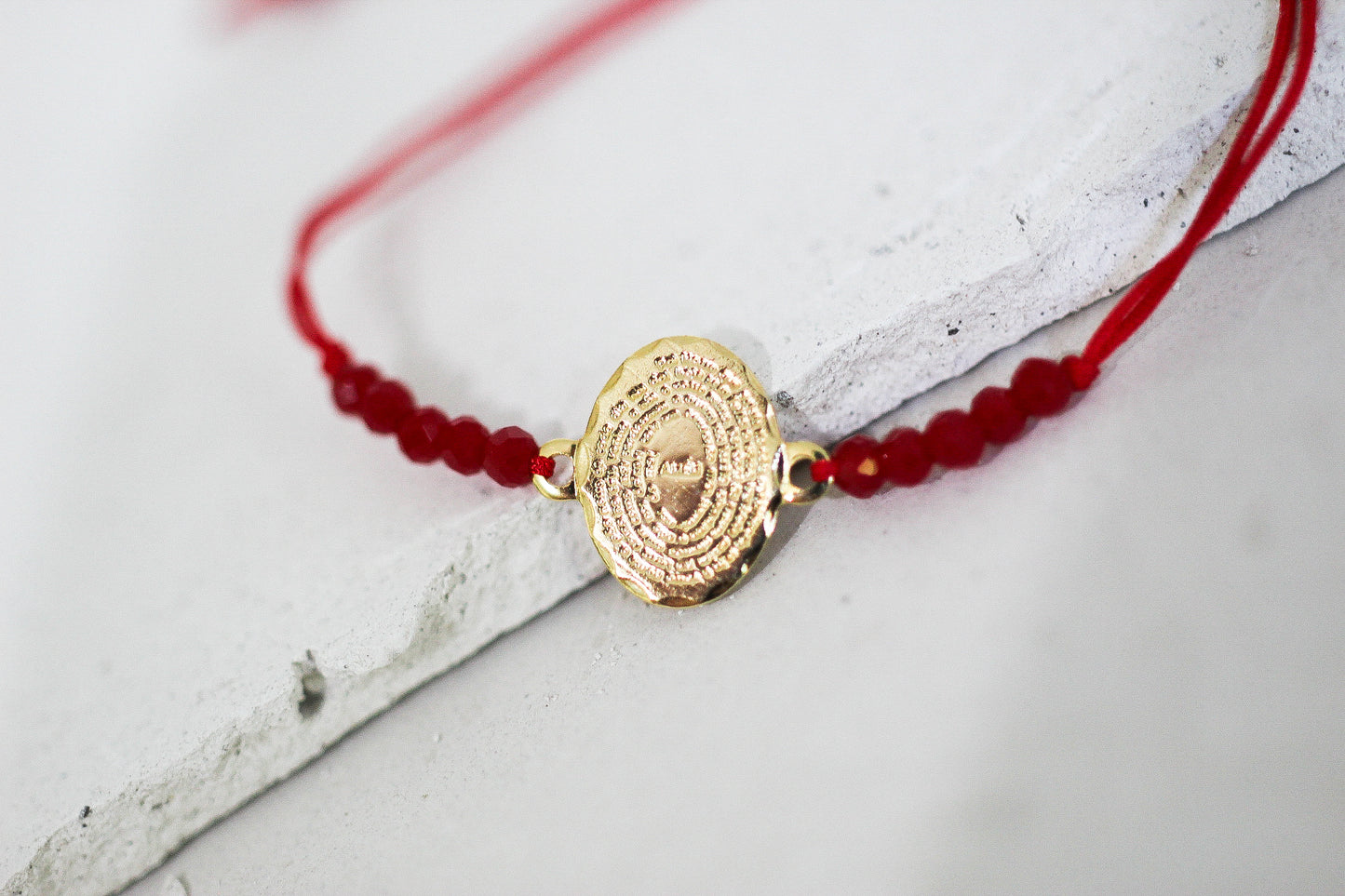 Pulsera Padre nuestro cristal