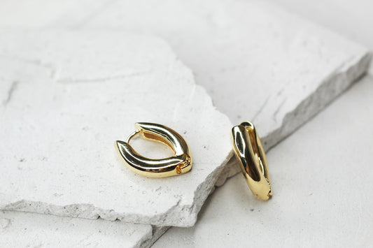 Argollas Borneo Oval Gru