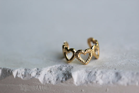 Earcuff Corazones