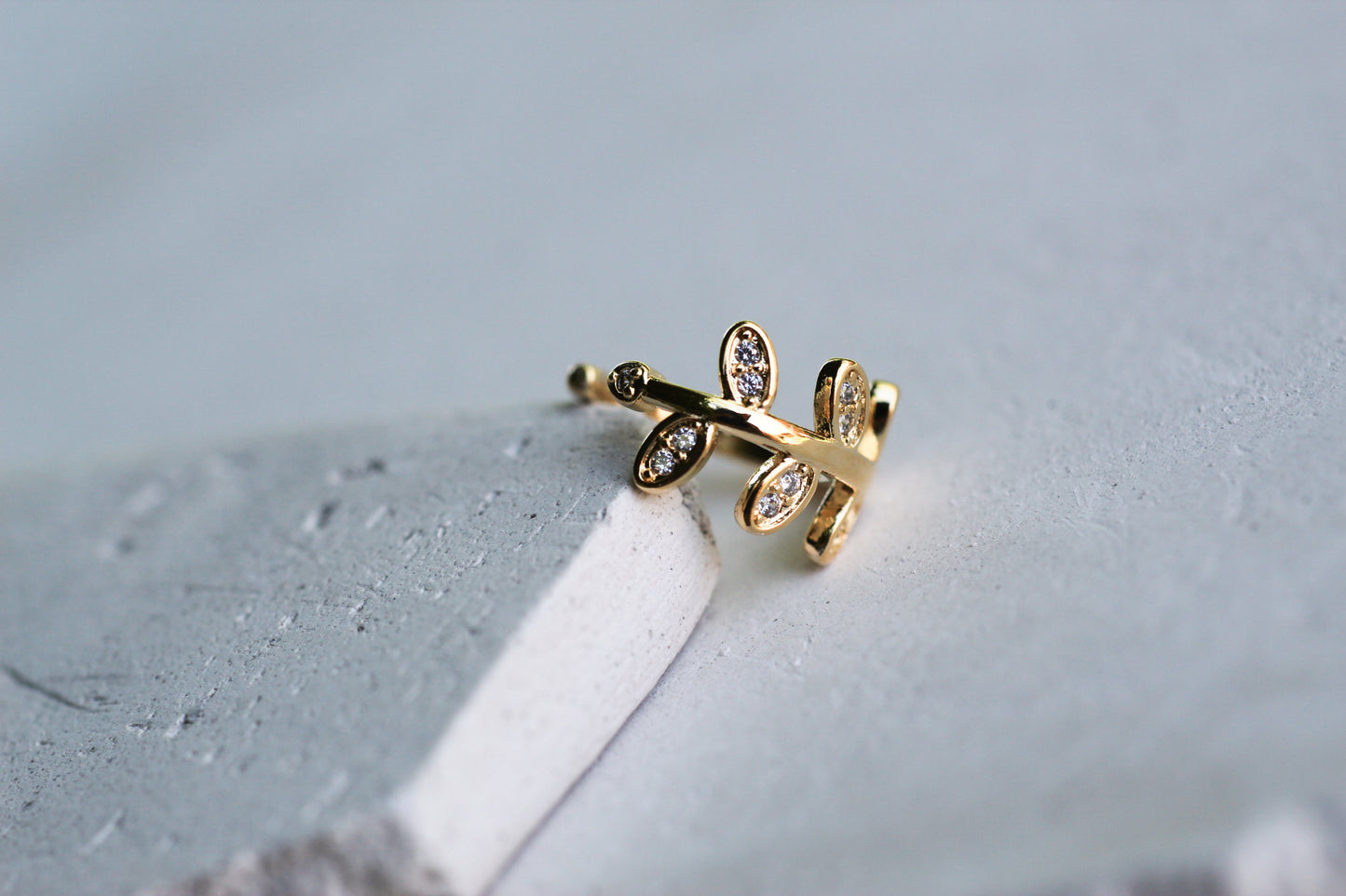Earcuff Hoja Frost II