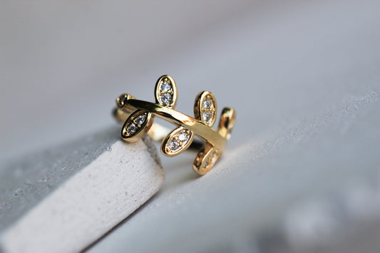 Earcuff Hoja Frost II