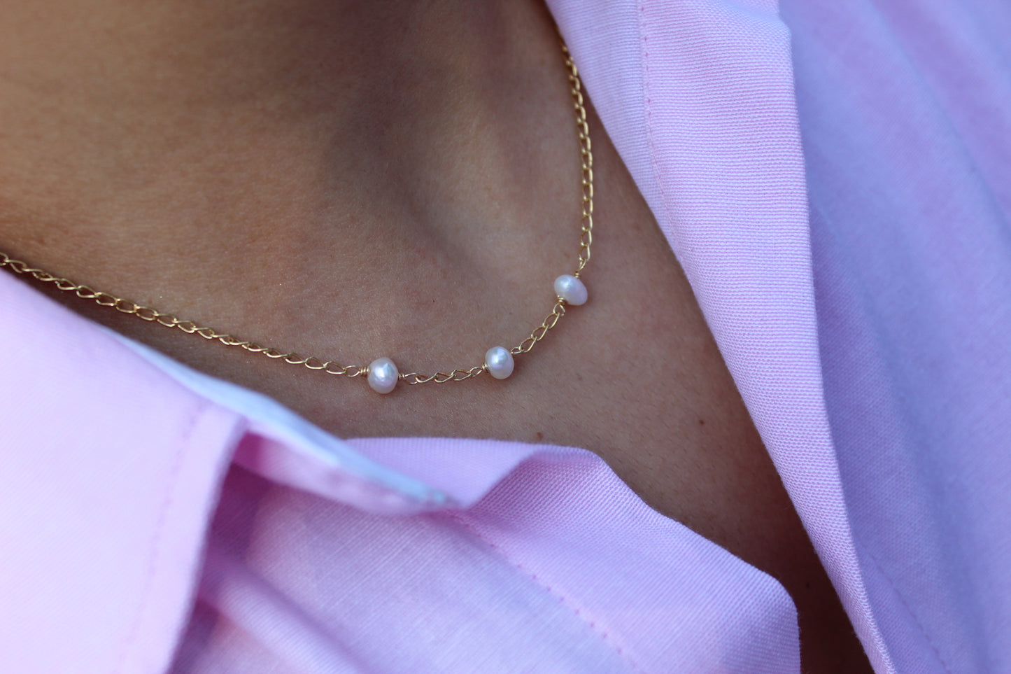 Collar Tri Perla