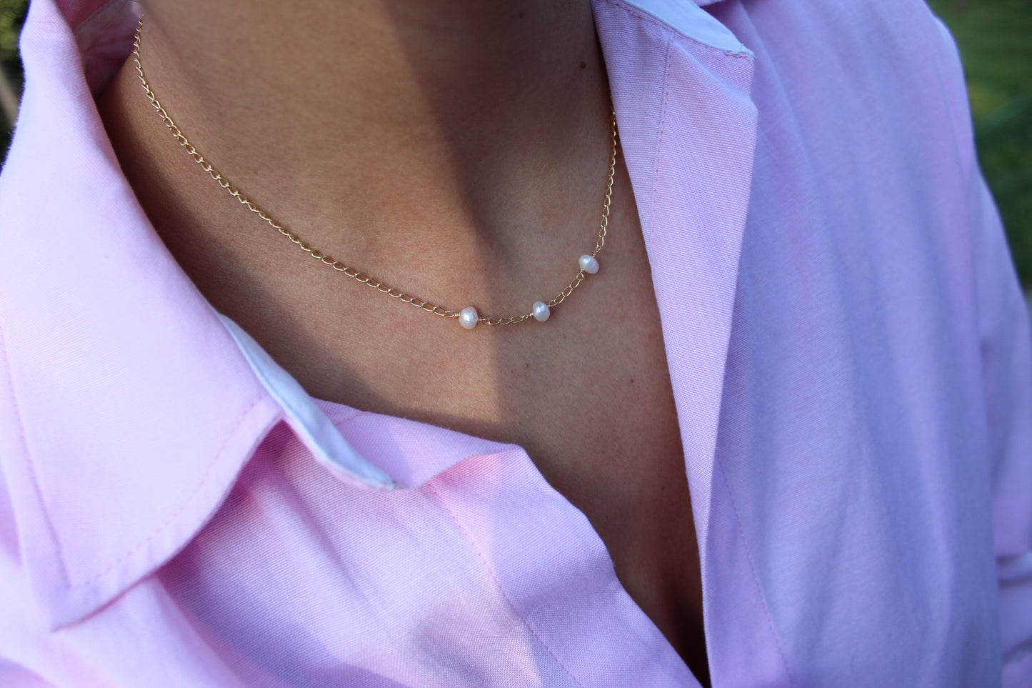 Collar Tri Perla