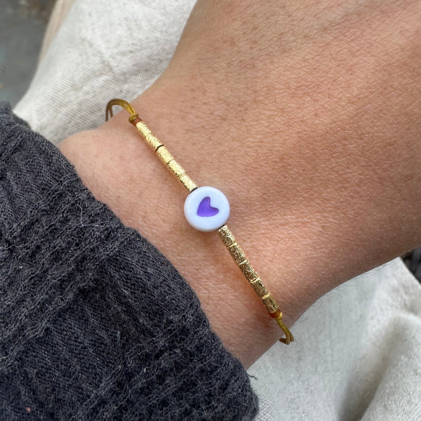 Pulsera Tokio corazón nieve