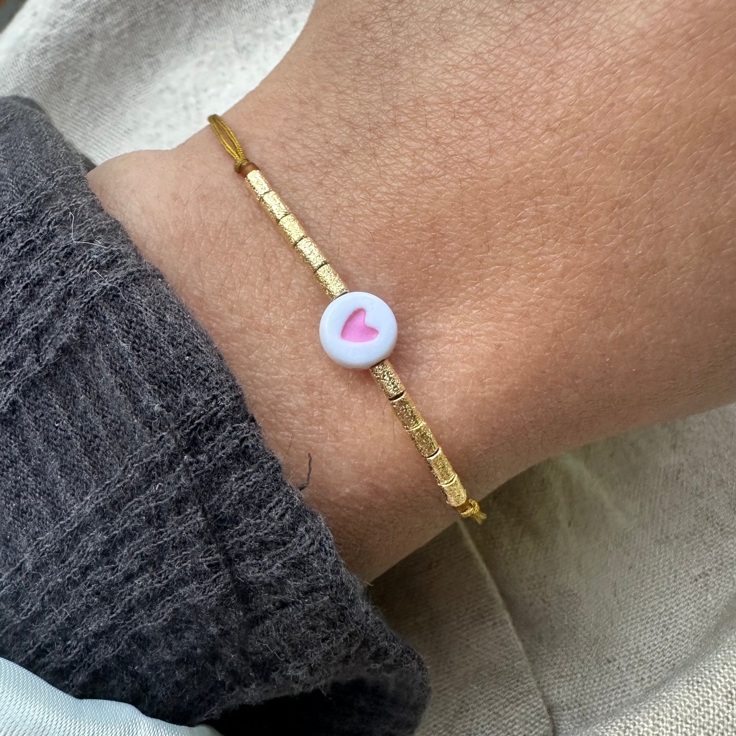 Pulsera Tokio corazón nieve