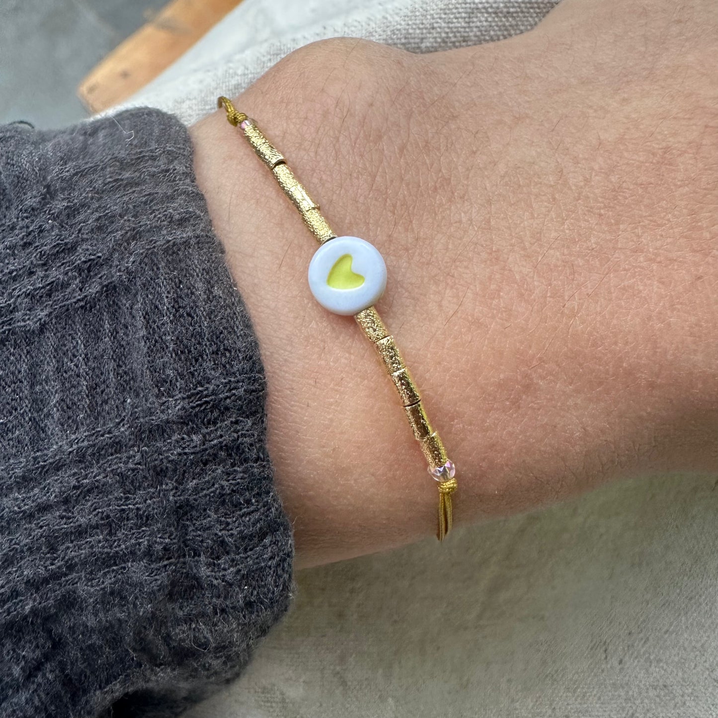 Pulsera Tokio corazón nieve