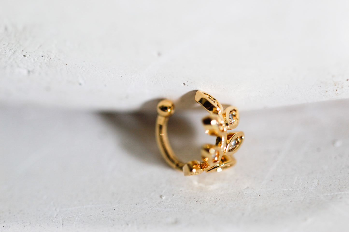 Earcuff BB hoja frost
