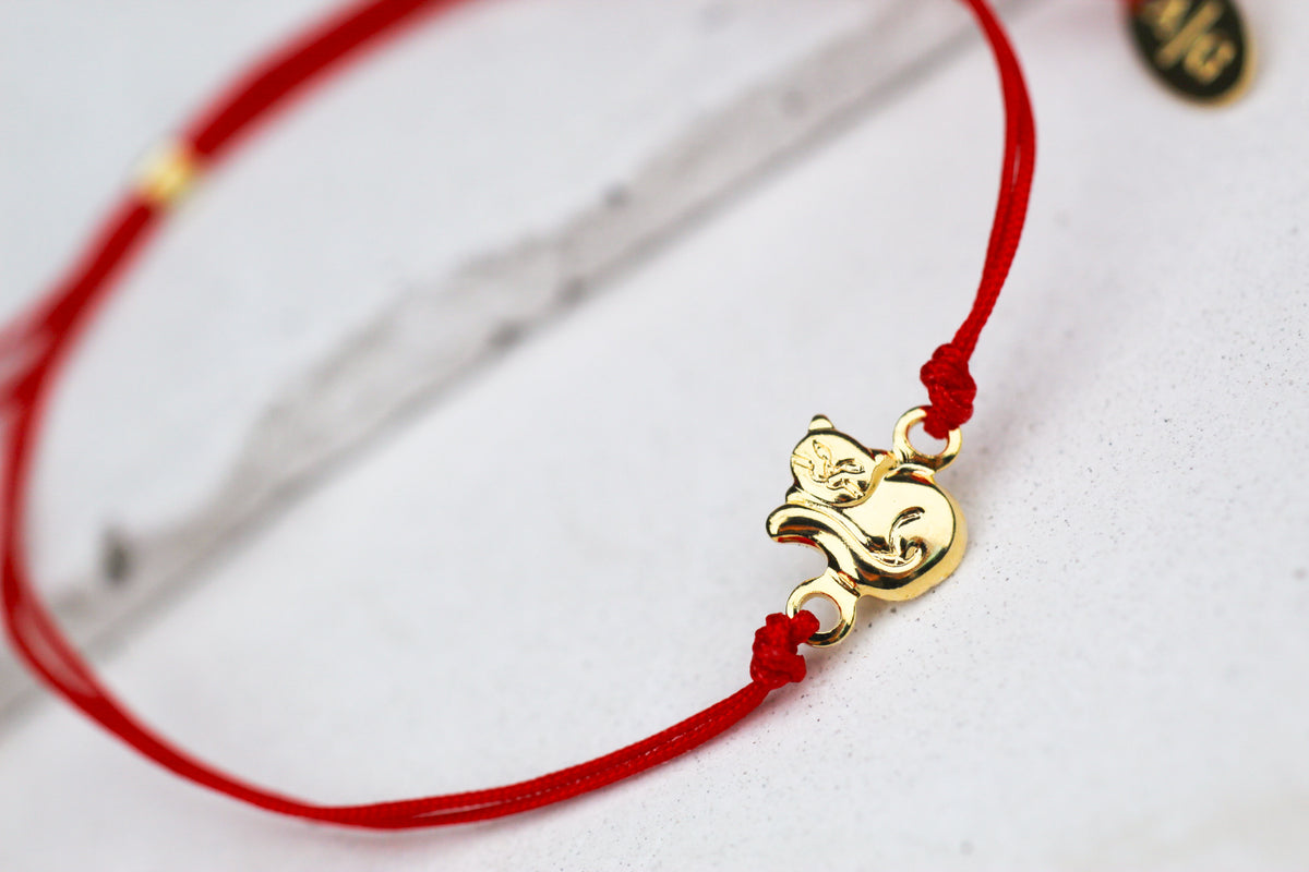 Pulsera Gato rojo