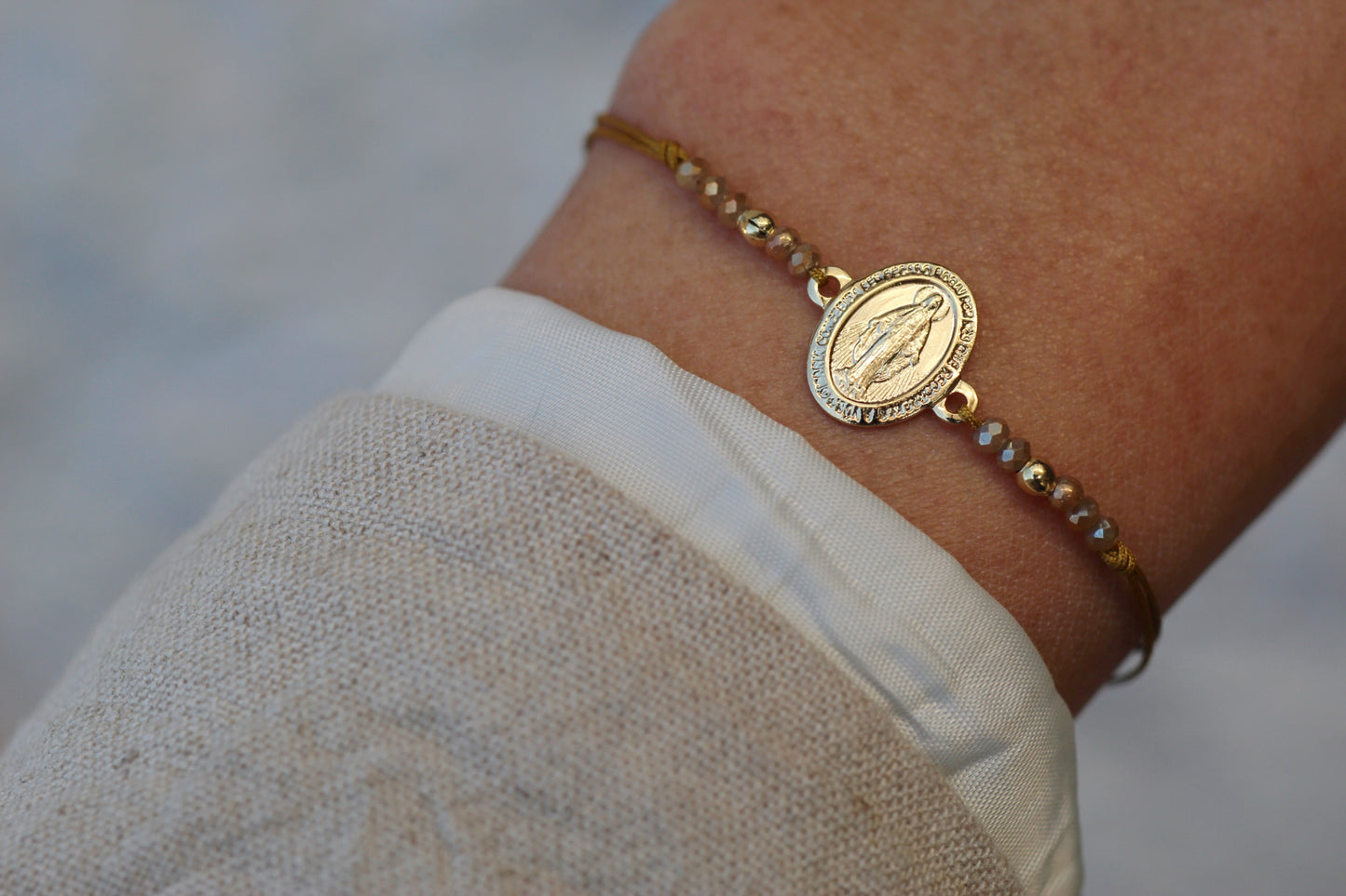 Pulsera Virgen de los Rayos cor