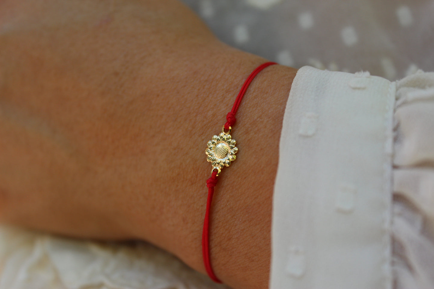 Pulsera BB Girasol Rojo, un símbolo de alegría