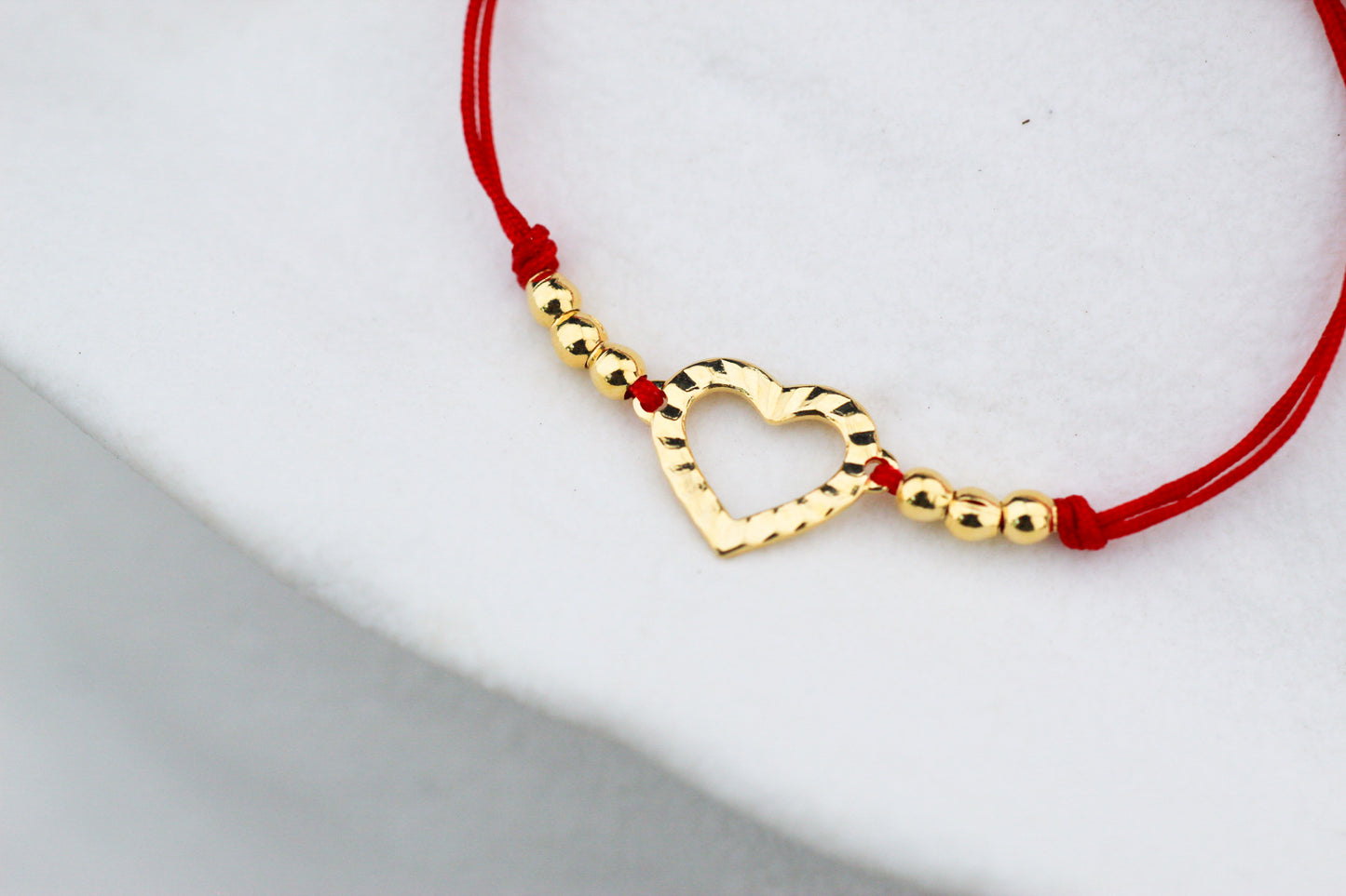 Pulsera Corazón Dubai Rojo, un detalle lleno de cariño