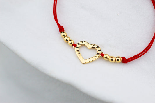 Pulsera Corazón Dubai Rojo, un detalle lleno de cariño