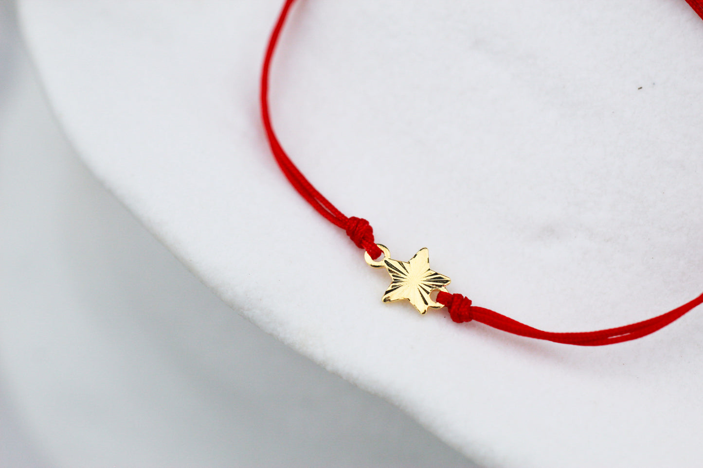 Pulsera Estrella Tex 6 m Rojo, un símbolo que ilumina tu camino