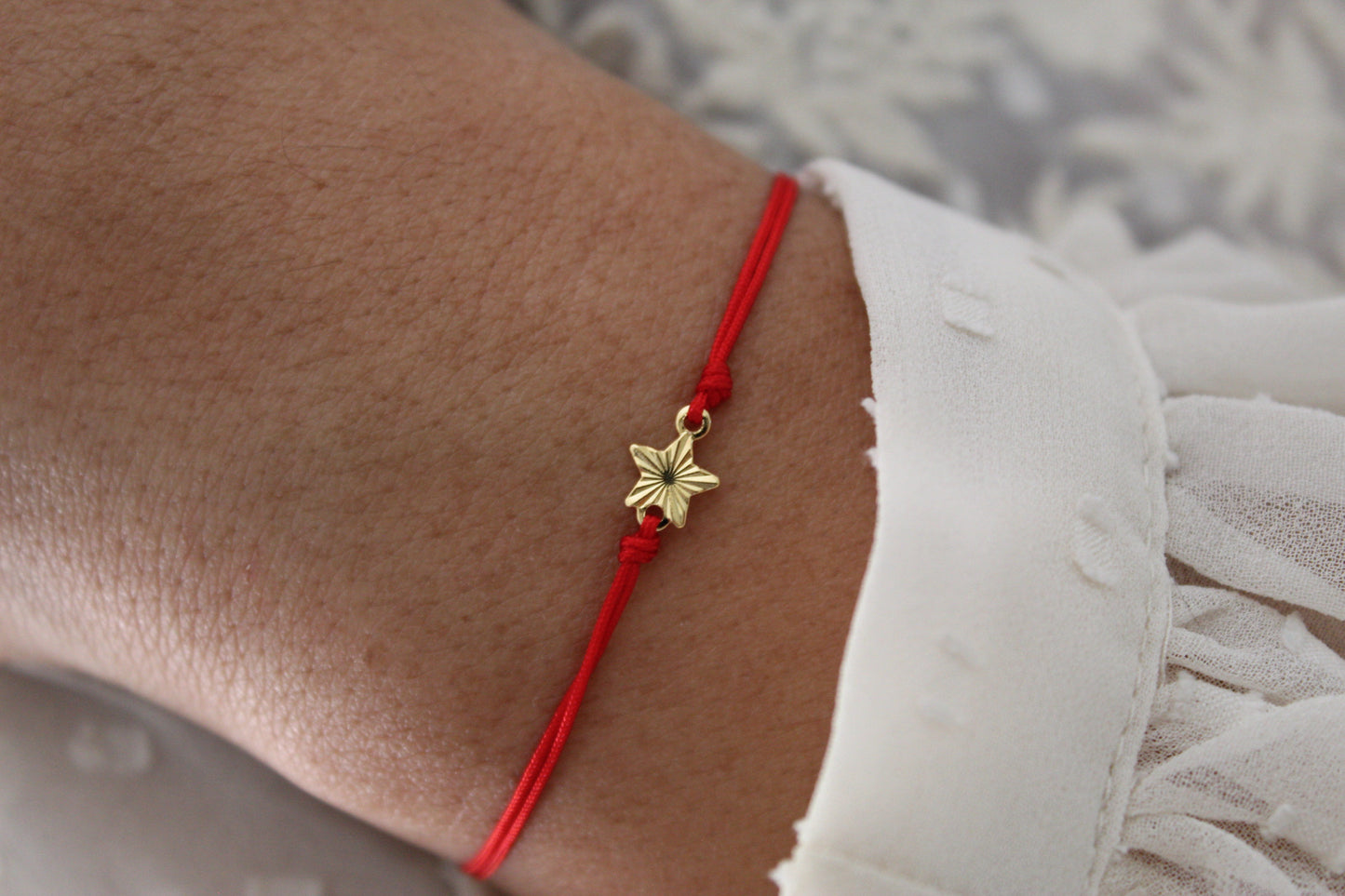 Pulsera Estrella Tex 6 m Rojo, un símbolo que ilumina tu camino