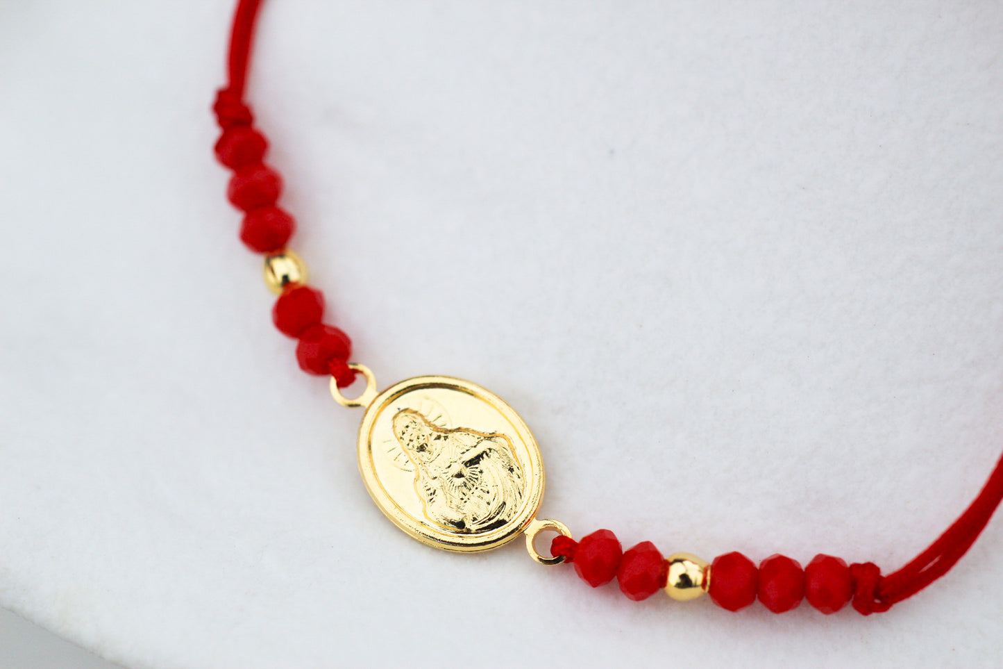 Pulsera Jesús Rojo C, fe que te acompaña cada día