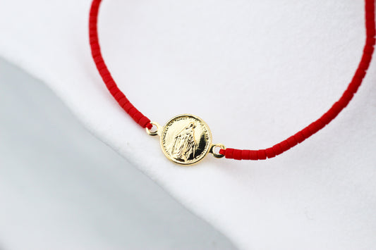Pulsera Miyu BB Virgen de los Rayos, fe que acompaña cada día
