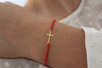 Pulsera Miyu Cruz Tex, fe en un diseño delicado 3