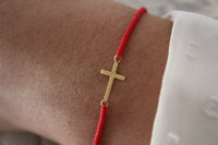 Pulsera Miyu Cruz Tex, fe en un diseño delicado 2
