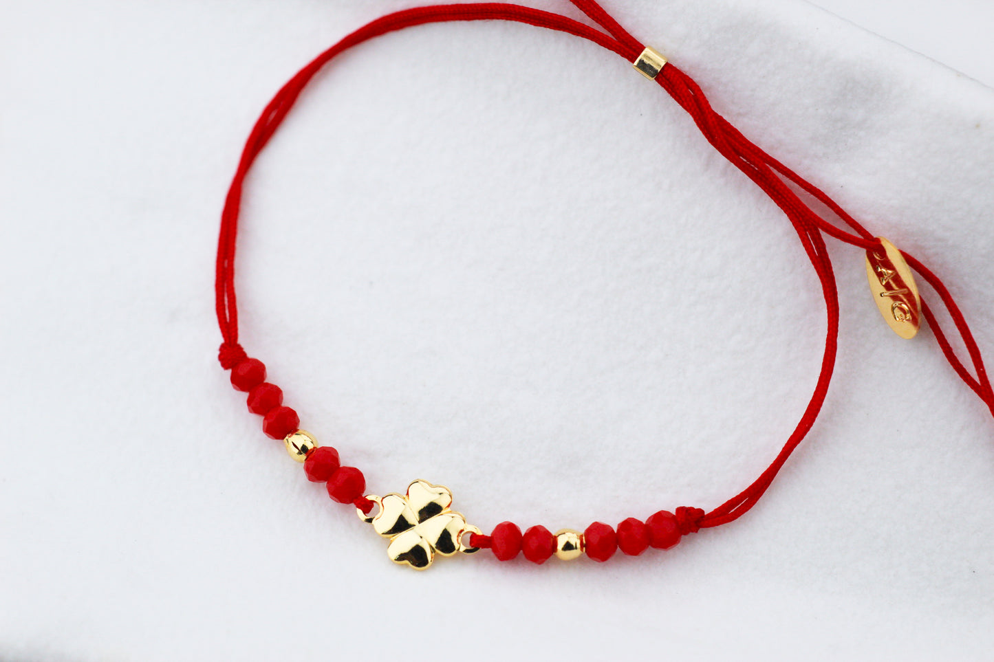 Pulsera Suerte Vol Rojo C, un amuleto para atraer lo bueno