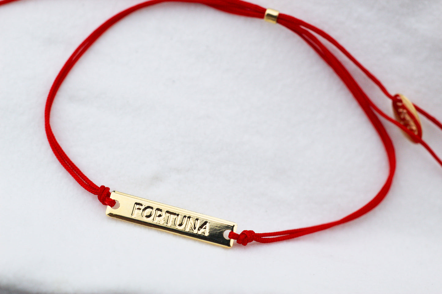 Pulsera Texto Fortuna, un recordatorio de que lo bueno puede llegar