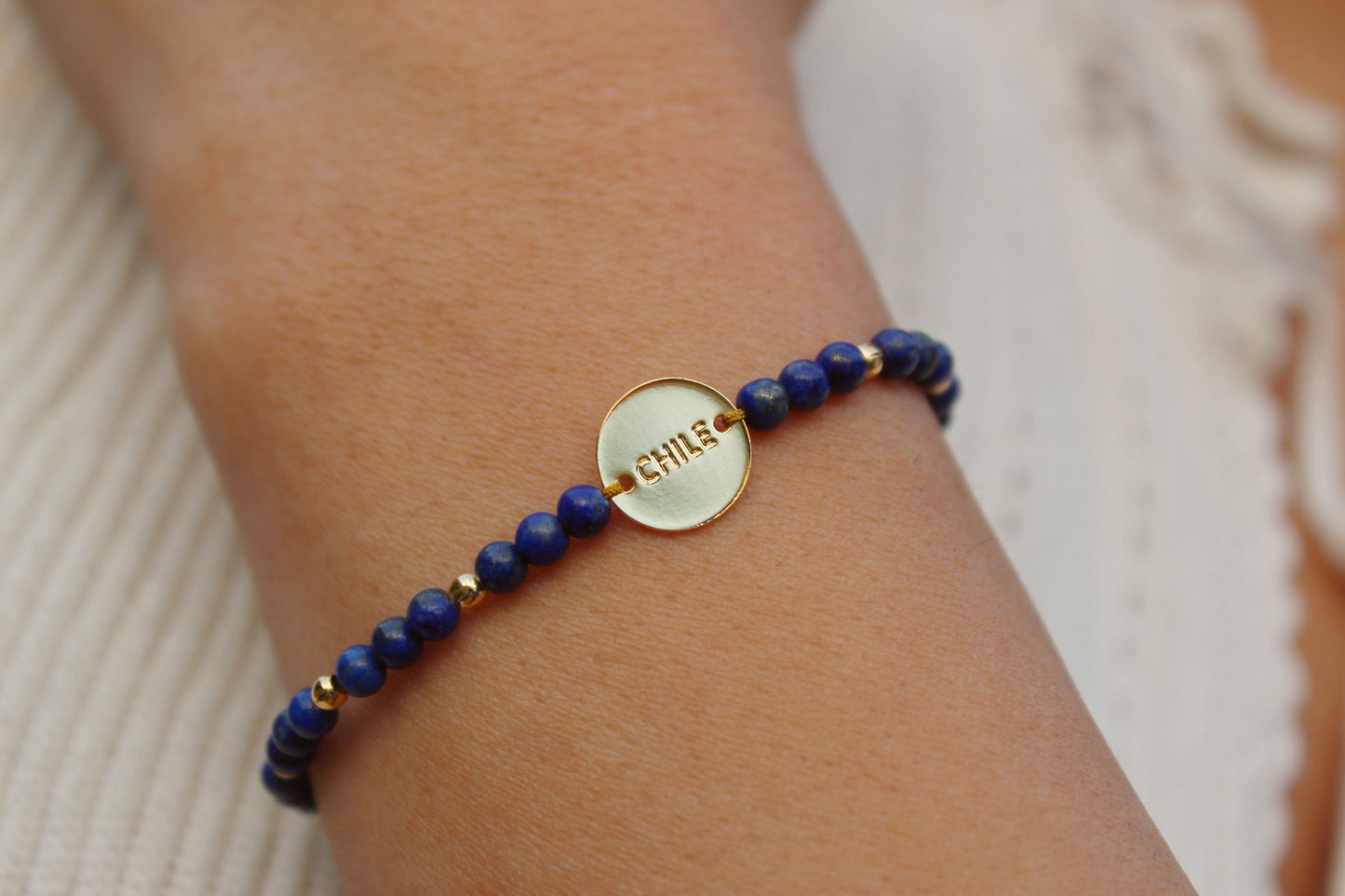 Pulsera Grecia Chile Lapislázuli