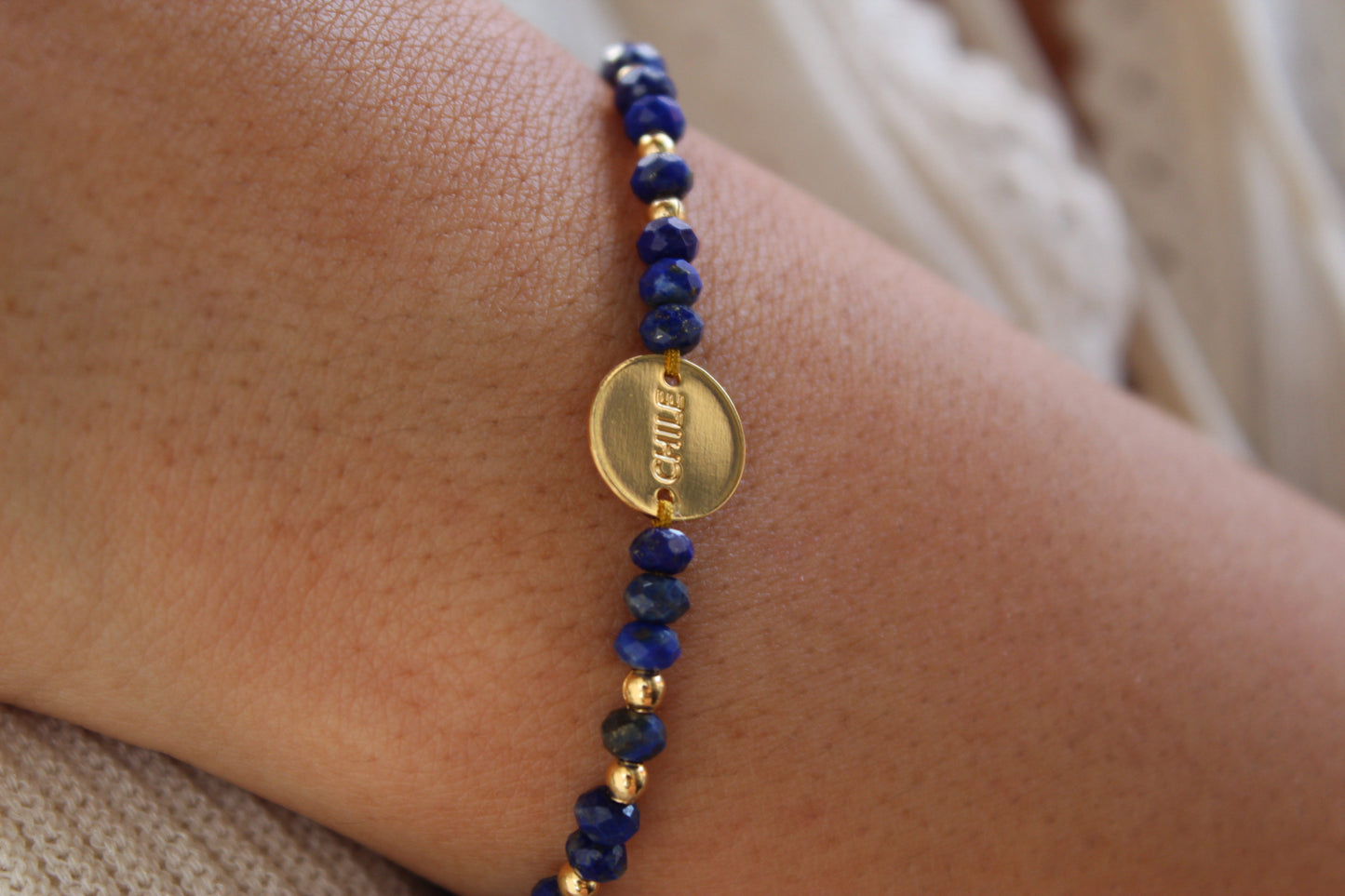 Pulsera Grecia Chile Lapislázuli Fc