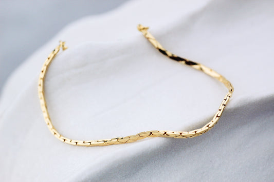 Pulsera Cola Serpiente, elegancia con textura propia