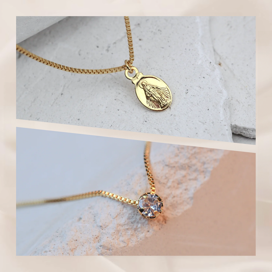 Collar Luz XS + Collar BB Virgen
